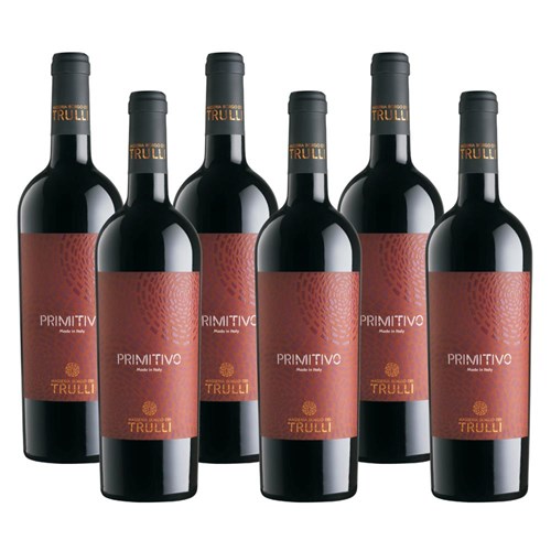 Case of 6 Trulli Primitivo Salento 75cl Red Wine